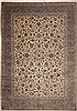 Kashan Beige Hand Knotted 99 X 138  Area Rug 100-11260 Thumb 0