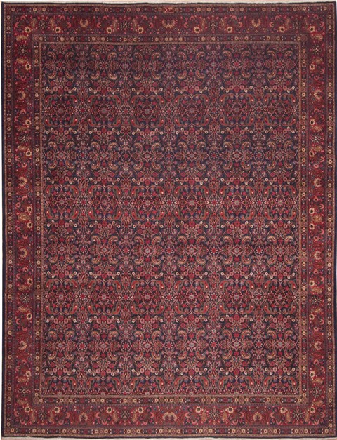 Birjand Red Hand Knotted 99 X 129 Area Rug 100-11262 Image 0