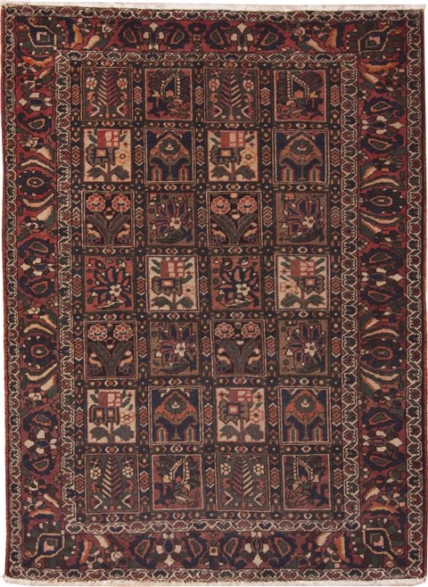 Bakhtiar Multicolor Hand Knotted 51 X 610 Area Rug 100-11265 Image 0