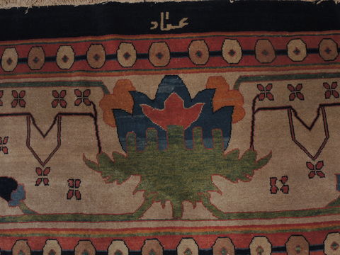 Tabriz Blue Hand Knotted 136 X 1711 Area Rug 100-11278 Image 10