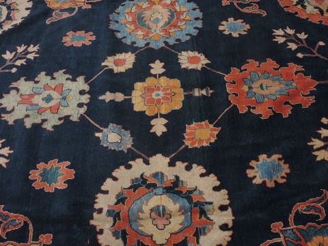 Tabriz Blue Hand Knotted 136 X 1711 Area Rug 100-11278 Image 5