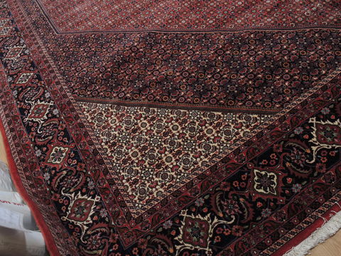 Bidjar Red Hand Knotted 130 X 1611 Area Rug 100-11285 Image 7