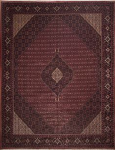 Bidjar Red Hand Knotted 13'0" X 16'11"  Area Rug 100-11285