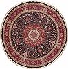 Tabriz Red Round Hand Knotted 118 X 118  Area Rug 100-11288 Thumb 0