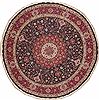 Tabriz Red Round Hand Knotted 118 X 118  Area Rug 100-11288 Thumb 0