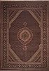 Tabriz Brown Hand Knotted 113 X 160  Area Rug 100-11290 Thumb 0