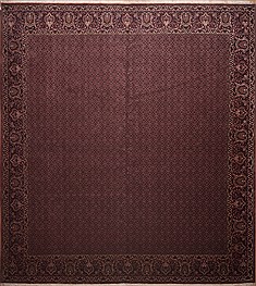 Bidjar Red Hand Knotted 13'2" X 14'8"  Area Rug 100-11291