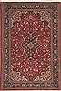 Qum Red Hand Knotted 47 X 66  Area Rug 100-11293 Thumb 0