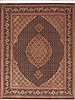 Tabriz Brown Hand Knotted 51 X 67  Area Rug 100-11303 Thumb 0
