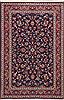 Kashan Blue Hand Knotted 46 X 611  Area Rug 100-11305 Thumb 0