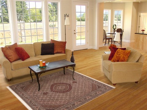 Tabriz Brown Hand Knotted 411 X 610 Area Rug 100-11306 Image 5