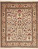 Tabriz Beige Hand Knotted 49 X 511  Area Rug 100-11307 Thumb 0