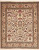 Tabriz Beige Hand Knotted 49 X 511  Area Rug 100-11307 Thumb 0