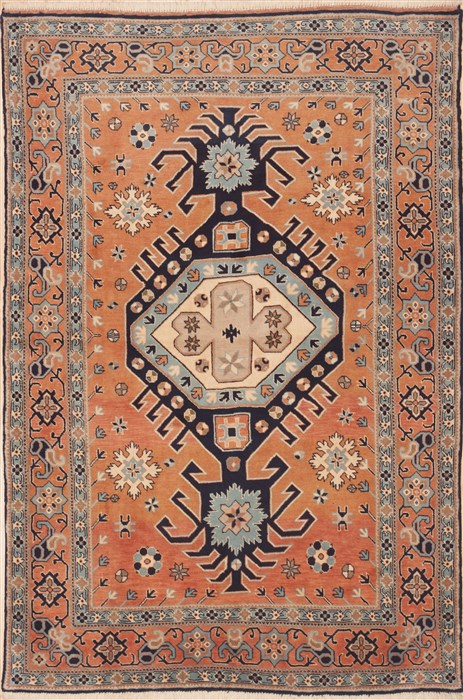 Mashad Purple Hand Knotted 45 X 68  Area Rug 100-11308 Image 0