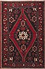 Hamedan Red Hand Knotted 50 X 78 Area Rug 100-11309 Thumb 0