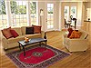 Kashan Red Hand Knotted 47 X 78 Area Rug 100-11313 Thumb 4
