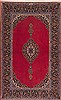 Kashan Red Hand Knotted 47 X 78  Area Rug 100-11313 Thumb 0