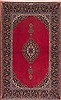 Kashan Red Hand Knotted 47 X 78 Area Rug 100-11313 Thumb 0