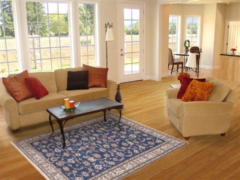Nain Blue Hand Knotted 50 X 83 Area Rug 100-11315 Image 4