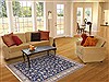 Nain Blue Hand Knotted 50 X 83 Area Rug 100-11315 Thumb 4