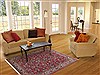 Sarouk Red Hand Knotted 47 X 72 Area Rug 100-11318 Thumb 5