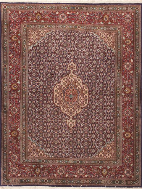 Mood Multicolor Hand Knotted 50 X 66  Area Rug 100-11321 Image 0