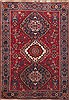 Shiraz Red Hand Knotted 49 X 68 Area Rug 100-11322 Thumb 0