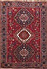 Shiraz Red Hand Knotted 49 X 68  Area Rug 100-11322 Thumb 0