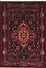 Hamedan Blue Hand Knotted 48 X 611  Area Rug 100-11323 Thumb 0