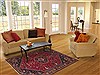 Qashqai Red Hand Knotted 52 X 80 Area Rug 100-11339 Thumb 4