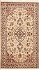 Pak-Persian Beige Hand Knotted 30 X 52  Area Rug 100-11346 Thumb 0
