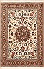 Tabriz White Hand Knotted 33 X 41  Area Rug 100-11350 Thumb 0