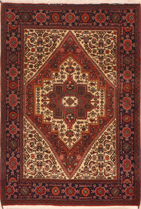 Hossein Abad Brown Hand Knotted 33 X 49 Area Rug 100-11354 Image 0