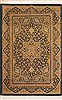 Qum Yellow Hand Knotted 33 X 49 Area Rug 100-11360 Thumb 0
