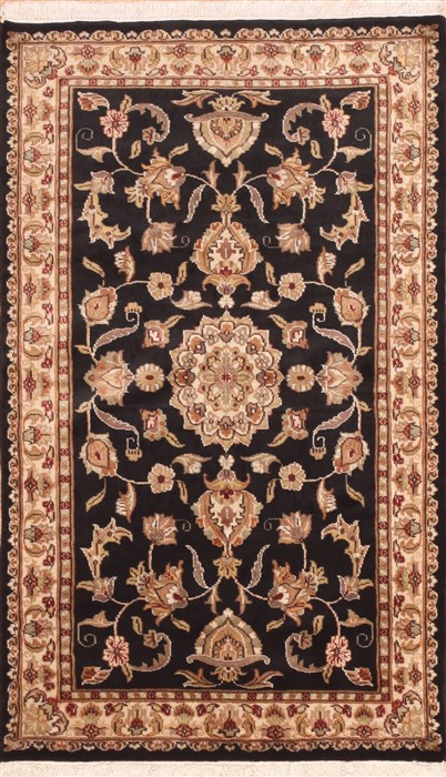 Pak-Persian Beige Hand Knotted 30 X 50 Area Rug 100-11361 Image 0