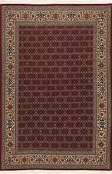 Tabriz Red Hand Knotted 3'3" X 5'0"  Area Rug 100-11366