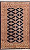 Bokhara Brown Hand Knotted 30 X 49  Area Rug 100-11367 Thumb 0