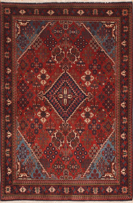 Maymeh Red Hand Knotted 36 X 53  Area Rug 100-11372 Image 0