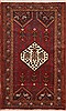 Hamedan Red Hand Knotted 30 X 50  Area Rug 100-11373 Thumb 0