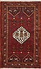 Hamedan Red Hand Knotted 30 X 50  Area Rug 100-11373 Thumb 0