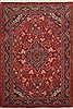 Jozan Red Hand Knotted 36 X 50  Area Rug 100-11374 Thumb 0