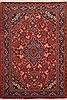 Jozan Red Hand Knotted 36 X 50  Area Rug 100-11374 Thumb 0