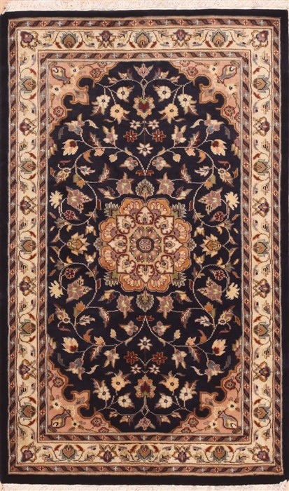 Pak-Persian Beige Hand Knotted 30 X 50 Area Rug 100-11377 Image 0