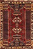 Gabbeh Red Hand Knotted 34 X 52 Area Rug 100-11378 Thumb 0
