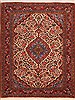 Jozan Red Hand Knotted 38 X 47  Area Rug 100-11381 Thumb 0