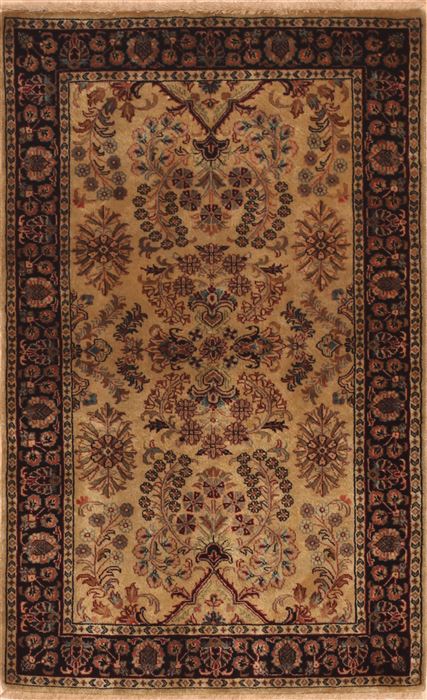 Jaipur Beige Hand Knotted 30 X 50 Area Rug 100-11383 Image 0