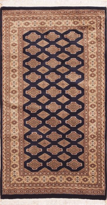 Bokhara Beige Hand Knotted 211 X 53 Area Rug 100-11392 Image 0