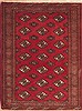 Turkman Red Hand Knotted 48 X 68  Area Rug 100-11395 Thumb 0
