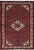 Hossein Abad Red Hand Knotted 35 X 58  Area Rug 100-11397 Thumb 0
