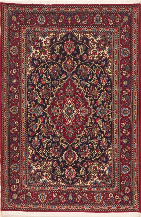 Qum Red Hand Knotted 34 X 411 Area Rug 100-11398 Image 0